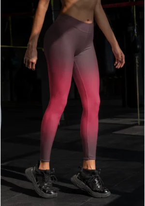 ombre workout pants red and brown ombre workout pants red and brown